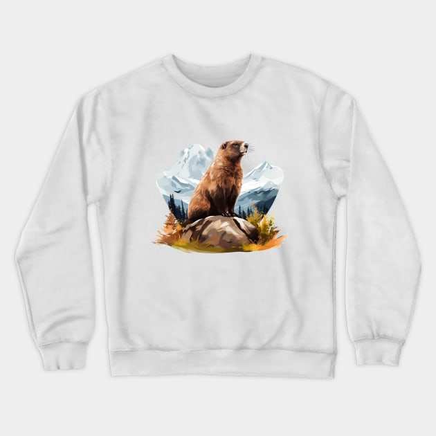 Marmot Crewneck Sweatshirt by zooleisurelife